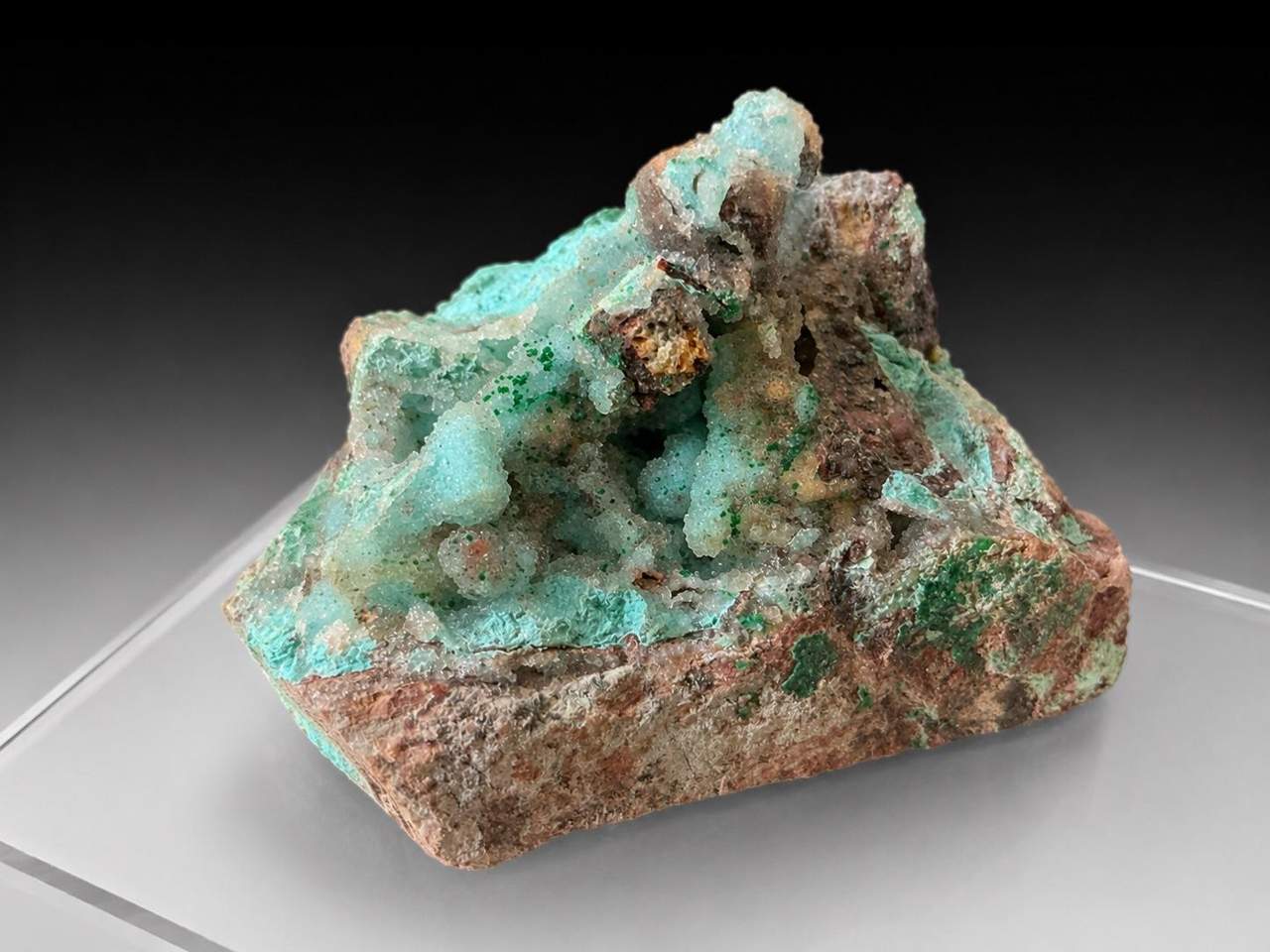 Chrysocolla specimen photographed for Avalon Crystals and Minerals