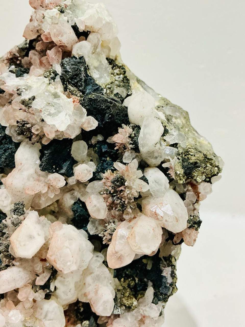 Quartz with Hematite &amp; Pyrite, view 3 of four