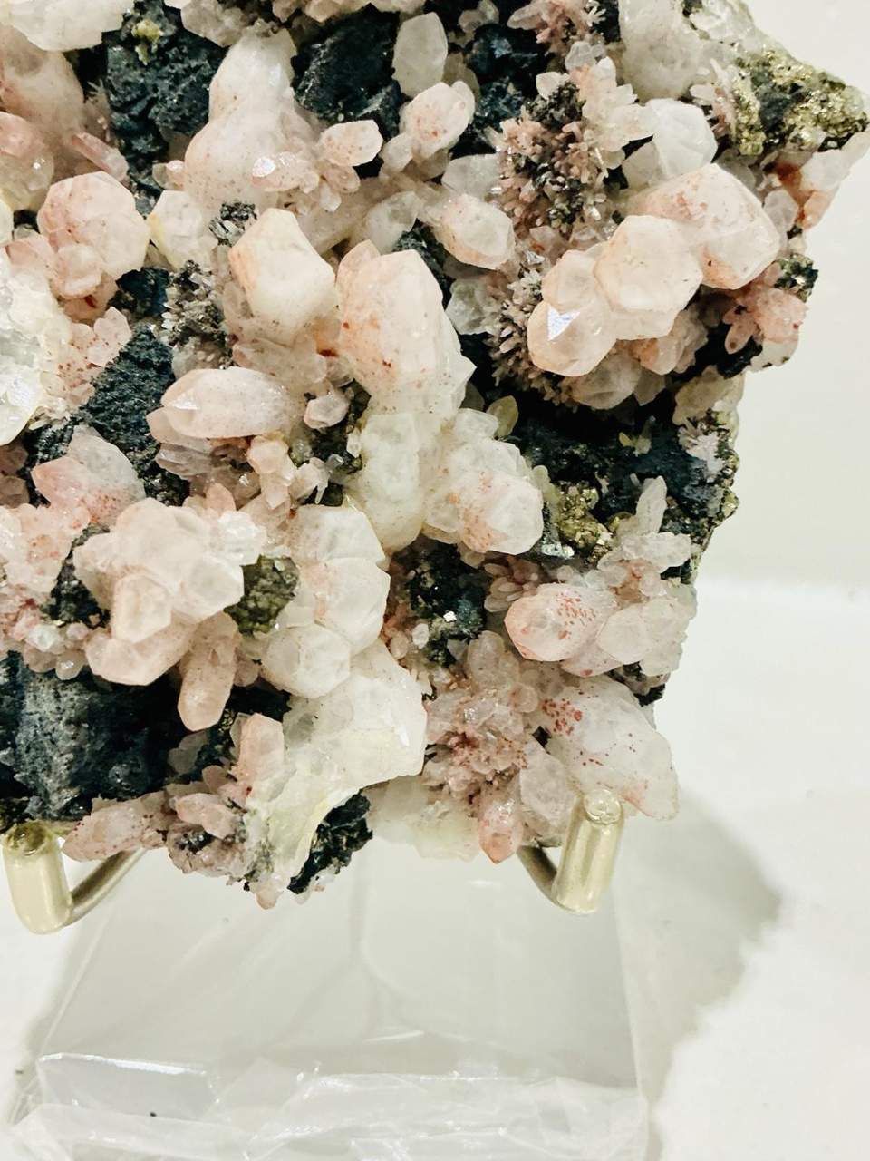 Quartz with Hematite &amp; Pyrite, view 4 of four