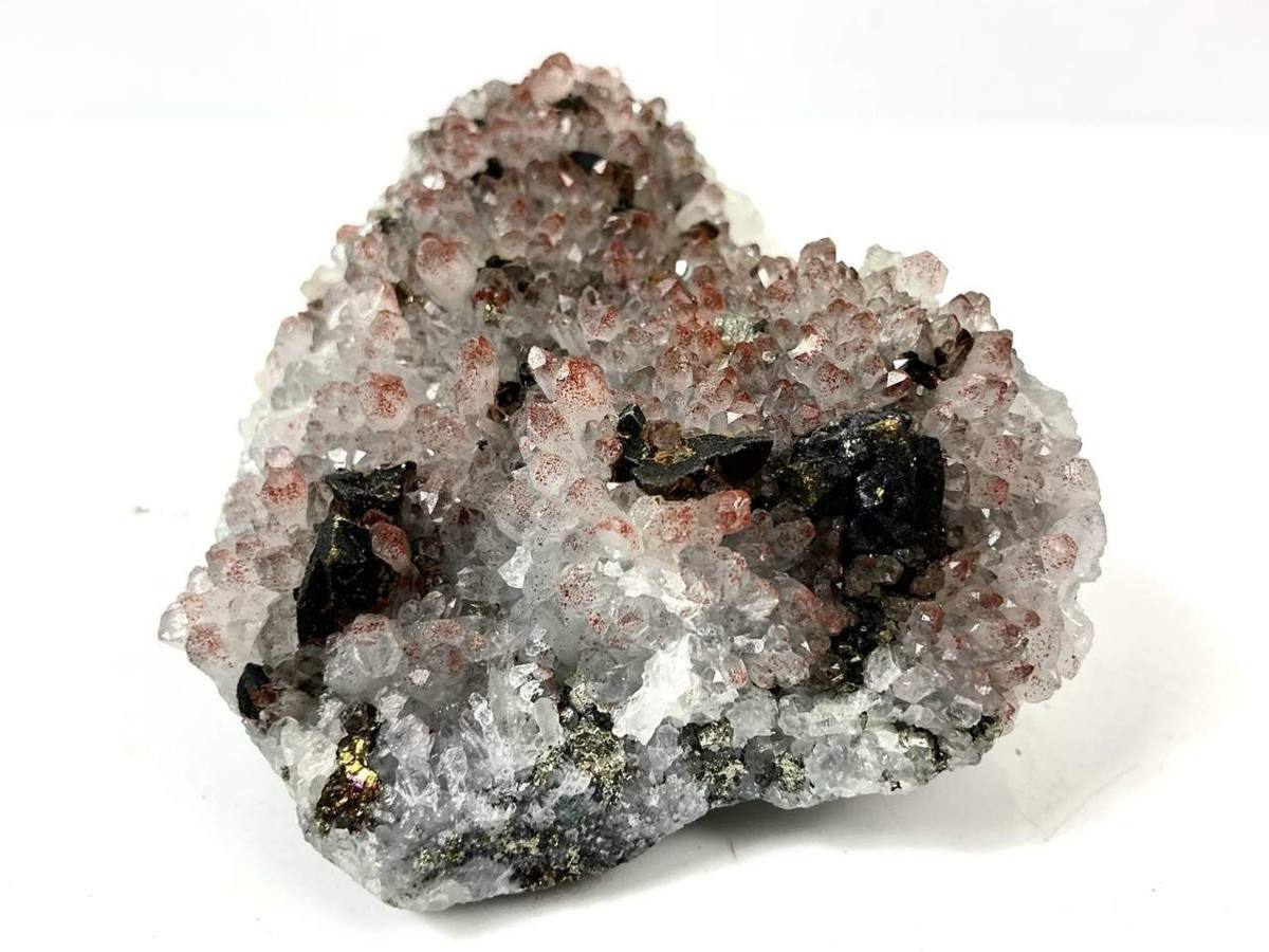 Quartz with Pyrite · Fengjiashan · 214 g, natural view 4 of 4