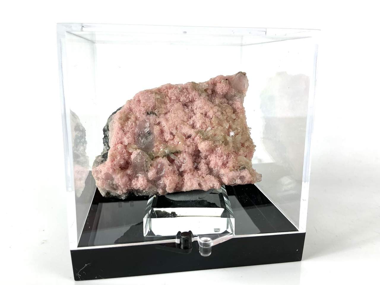 Rhodochrosite specimen photographed for Avalon Crystals and Minerals