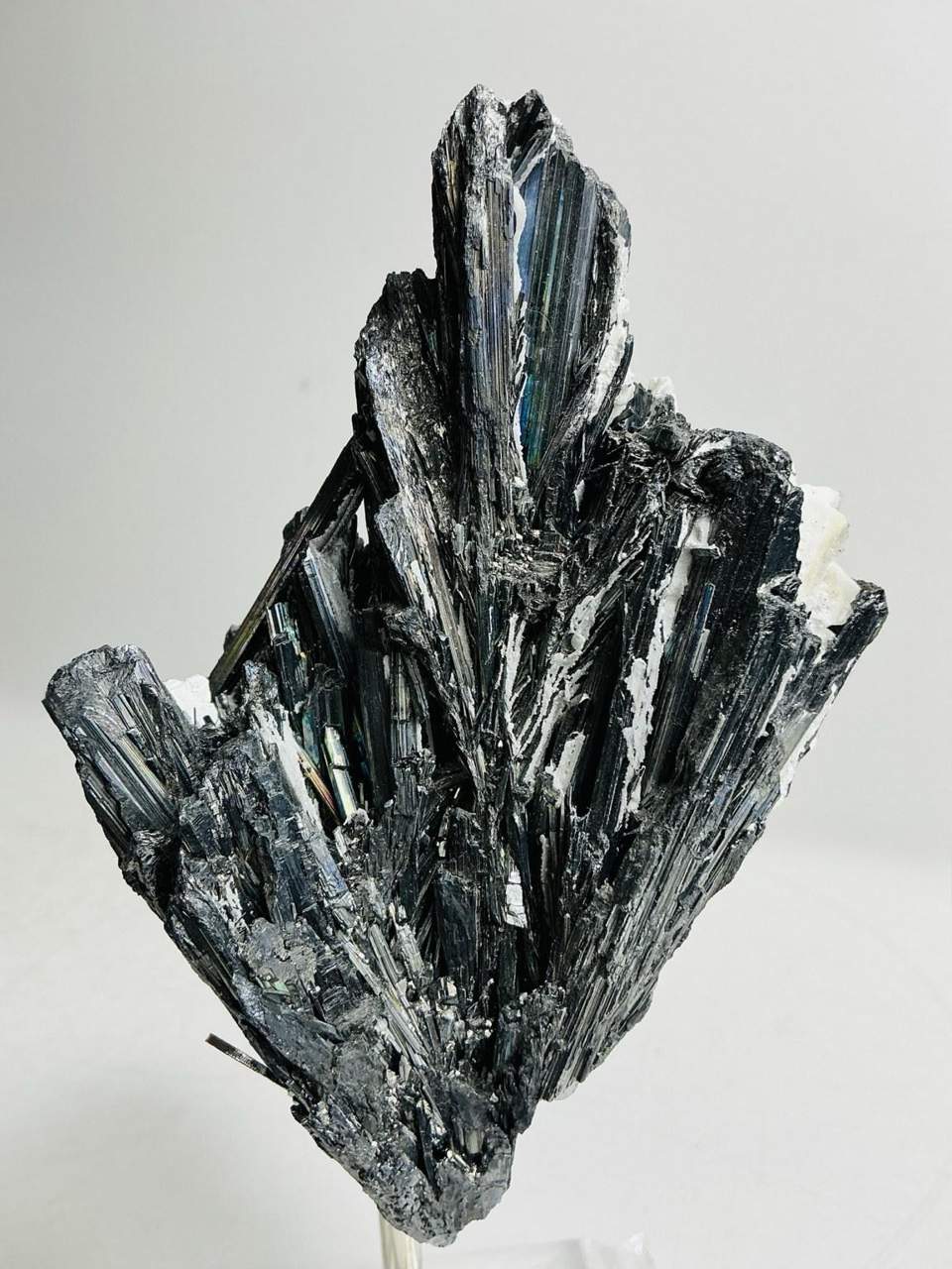 Stibnite specimen photographed for Avalon Crystals and Minerals